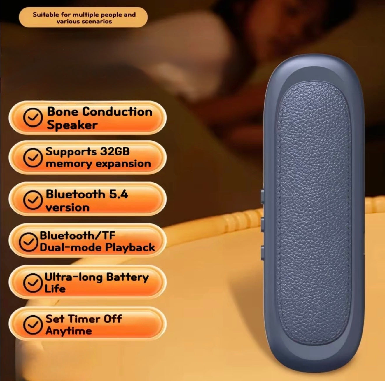 SleepWave Bone Conduction Speaker