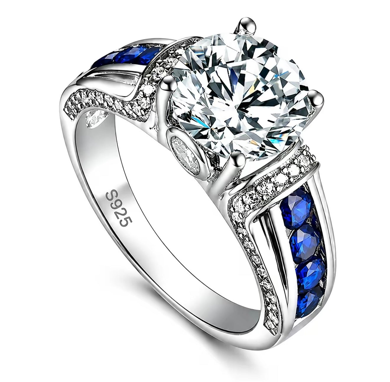 SapphireGlow Ring