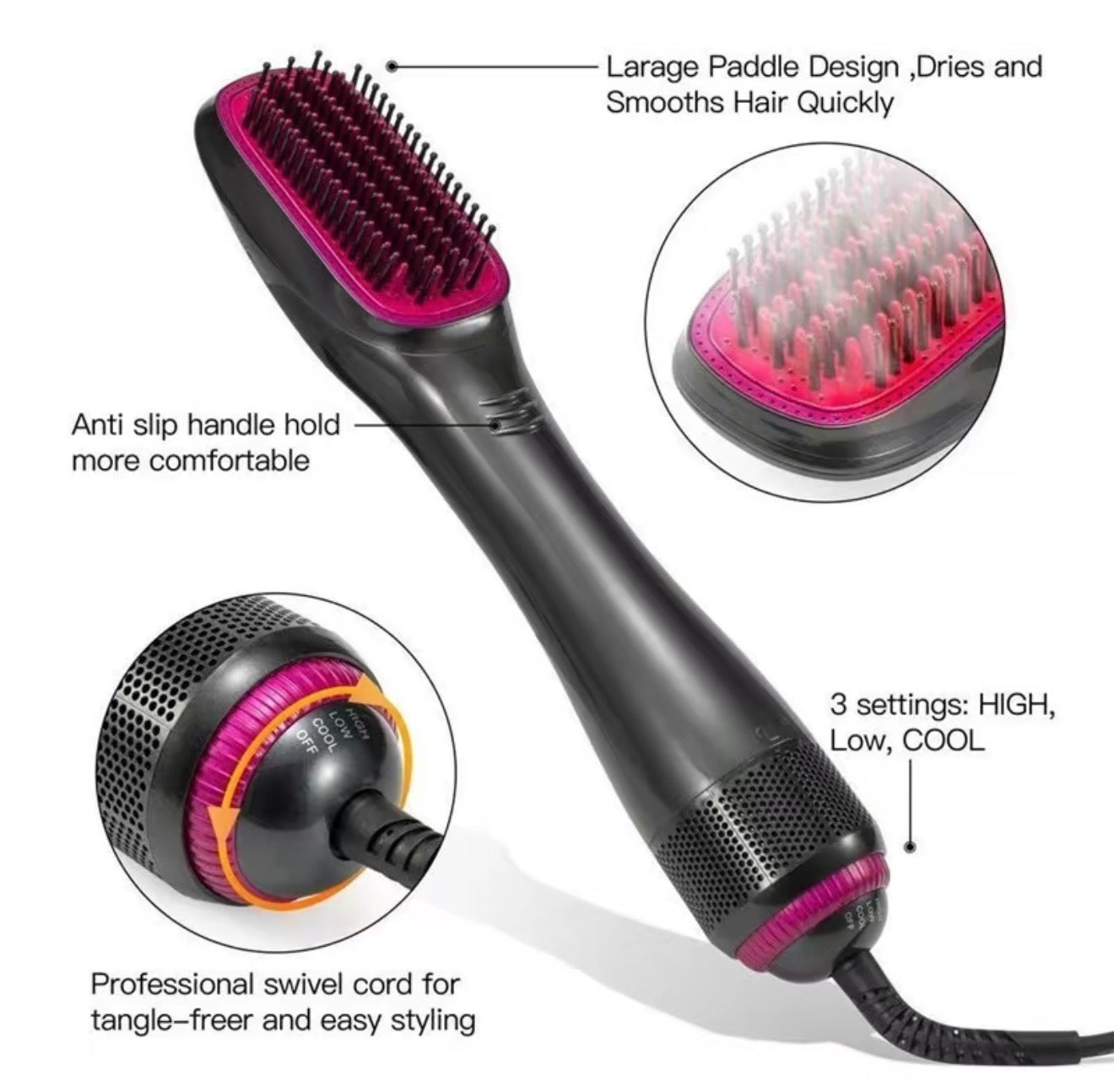 SilkBrush Hair Dryer Styler
