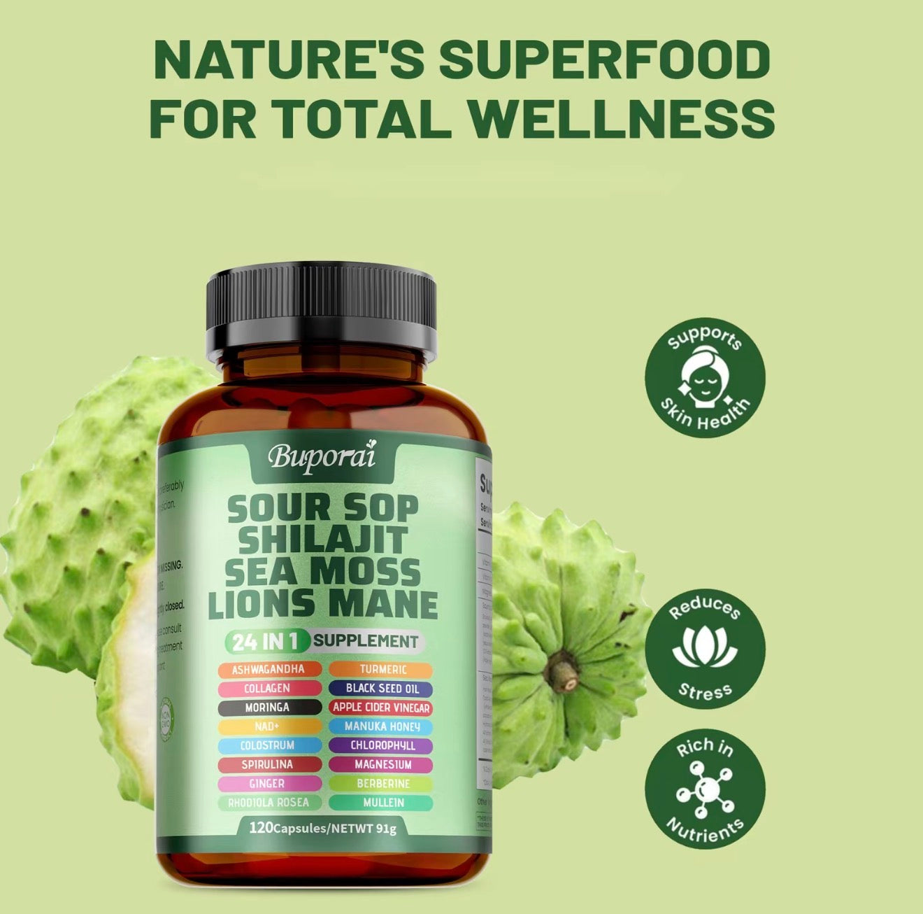 Soursop 24-in-1 Antioxidant Capsules